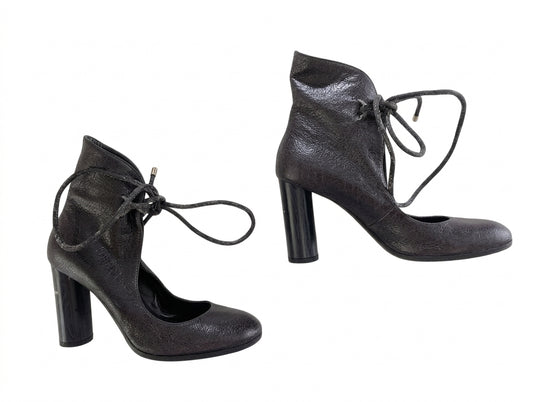 Stella McCartney Lace-Up Ankle Boots - Black EU 38.5 - Image 1