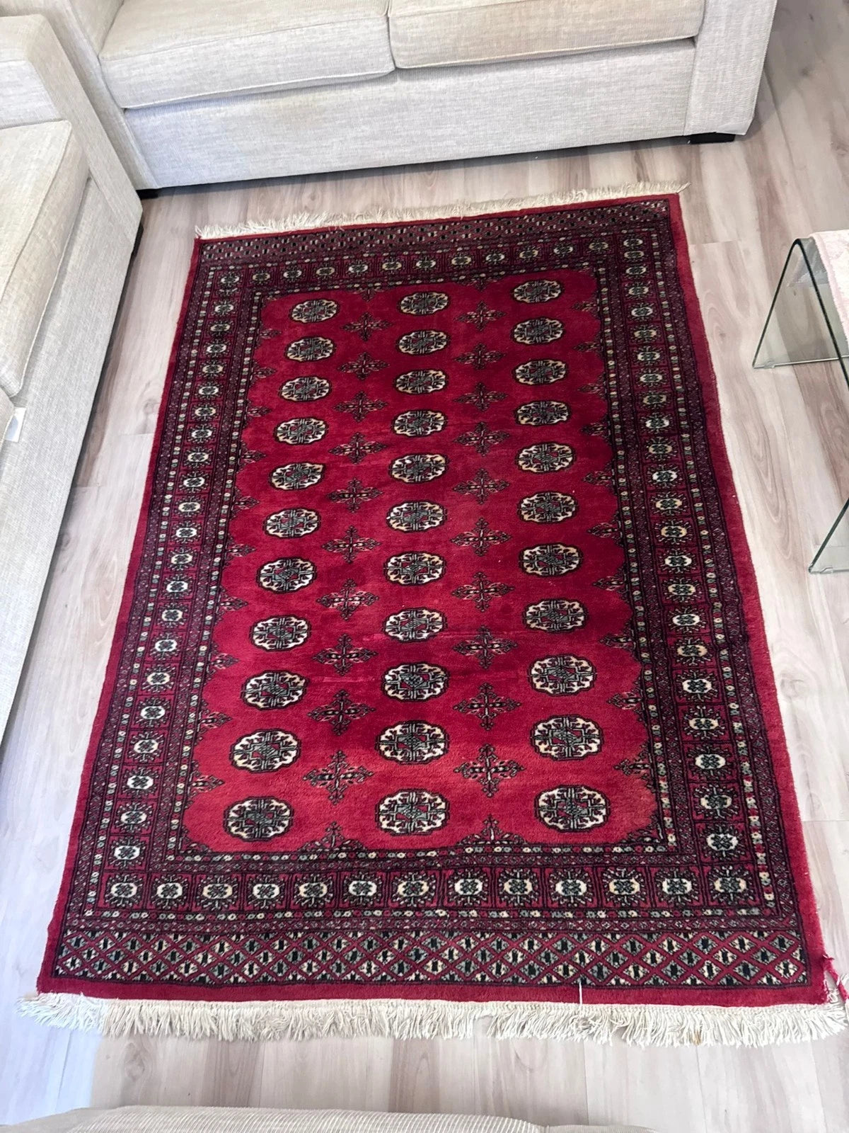 Large Red Persian Style Area Rug