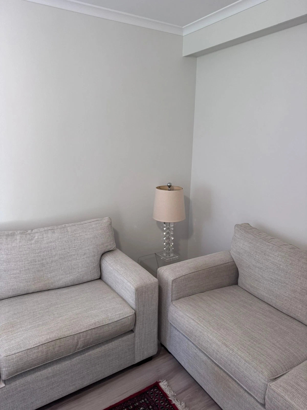 Sofa Set 3 Seater, 2 Seater and Armchair Neutral Fabric