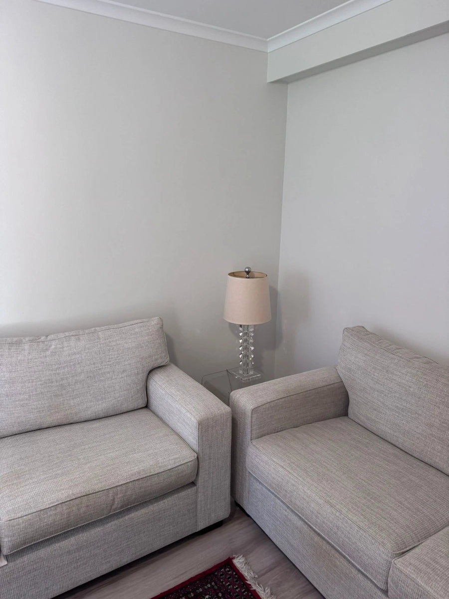 Sofa Set 3 Seater, 2 Seater and Armchair Neutral Fabric